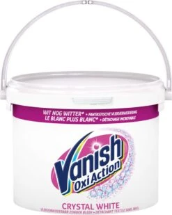 Vanish Oxi Action Crystal White Base Poeder - Voor Witte Was - 2,4 Kg -Huishoudelijke Benodigdheden Winkel 959x1200